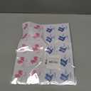 100pcs Gender Reveal Stickers, 2in Round Cute Team Bows Team Boots Gender Reveal Stickers Pink Bows Blue Boots Decals for Boy Girl Baby Party Supplies Decoration