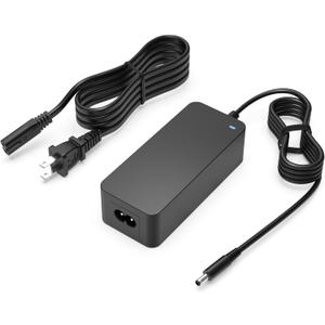 65W 45W Laptop Charger Fit for Dell Latitude 3520 3420 3320 Laptop, Round Connector, 10Ft Power Cable