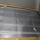 38" W x 60" H 1 Panel Air Conditioner Fence Screen, Metal Privacy Fence for Outside Unit, Pool Equipment Enclosure Trash Can Fence, No Dig Backyard Fencing for Outdoor