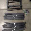 Metal Parts, Size Rectangles 12x8 Inch, Sticks 15 Inch