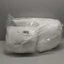 MIULEE 26x26 Euro Pillow Inserts,Set of 2 Down Feather Throw Pillows for Couch Sofa Bed, Decorative Fluffy Throw Pillow Inserts Cotton Fabric,White