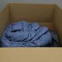 Litanika King Size Comforter Set Ocean Blue, 3 Piece Cream Boho Tufted Bedding, Fluffy Farmhouse Bed Set for All Season with 2 Leaf Pattern Pillowcases104x90In