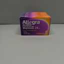 Allegra Adult 24-Hour Allergy Relief Tablets, Non-Drowsy Indoor and Outdoor Allergy Medicine, 180 mg Fexofenadine HCI Antihistamine Pill, 5-Count 4 Pack, EXP 05/2026
