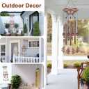 Metals Butterfly Wind Chimes for Outside to Create a Zen Atmosphere Suitable for Outdoor Garden Patio Home Decor,Melodious Melodic Tones Wind Chimes Suitable as A Birthday Gift for Women Mom