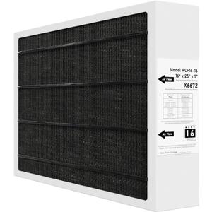 X6672 MERV 16 16x25x5 Furnace Filter Compatible with Lennox X6672 for Furnace HVAC System, Part #HCF16-16, 16x25x5 (Actual Size: 15.7 x 24.7 x 4.4 In), 1 Pack