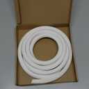 Uxcell Silicone Foam Seal Weather Strip 15mm Dia 2.5m 8ft Sponge Rubber Cord Solid White