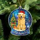 Golden Retriever Christmas Ornament 2025  Golden Retriever Ornaments for Christmas Tree, Dog Lovers Holiday Decoration