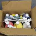 6 Colors Large Acrylic Paint Set (69 oz,2040 ml) Art Painting Bulk Supplies for Multi Surface Canvas Wood Leather Fabric Rock Craft, Non Toxic Paint for Kid & Adult with Pump