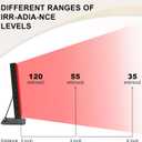 Red Light Therapy for Face, Upgraded 80 LEDs 660nm & 850nm Red Light Therapy Panel for Body at Home