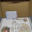 Enga Brass Shower Faucet Set with Tub Spout, 8" Rain Shower Head, Handheld Spray Combo, 3 Way Diverter Antique Bathtub Shower Faucet Set, Bright Gold