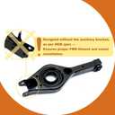 2PCS Rear Lower Control Arm Compatible with Hyundai Sonata 20112014, Tucson 2010-2015(FWD), Kia Optima 20112015,Sportage 2011-2014(FWD), Replaces# 55210-3S050, 55220-3S050 Driver & Passenger Side