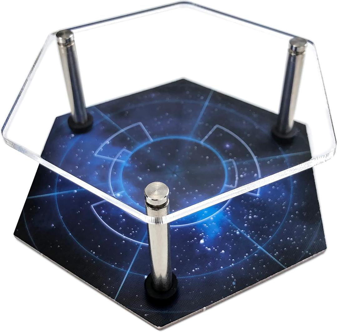 Fleet Stands | 6pc 93mm | Steel Legs & Rubber Feet | Compatible with Twilight Imperium 4, TI4 Codex, , Eclipse: 2nd Dawn for The Galaxy