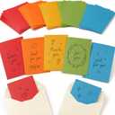 3 x Quotidian Multi-Colors Paper Glitter Card Stocks 2.36x3.54 in, 100 Count