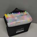 AnyMark Alcohol Markers, 60 Colors Dual Tip Art Coloring Markers Set for Kids Adult Book Drawing Sketching Painting, Chisel & Fine, White Penholder