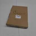 OWENIE White Pinch Pleated Sheer Curtains 96 Inches Long for Bedroom Living Room, Modern Soft Airy Solid Light Filtering Window Curtains, Pinch Pleated Sheer Window Treatments, White, Each 40x96 Inch