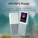MP3 Player with Bluetooth,Portable Music Player,Bluetooth MP3 Music Player with FM Radio,Recorder,E-Book,HiFi Sound,Two-Tone,SD Card Slot – White 64GB