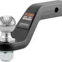 CURT 45332 Forged Steel Trailer Hitch Mount with 2-5/16-Inch Ball, Fits 2-Inch Receiver, 15,000 lbs, 4-Inch Drop