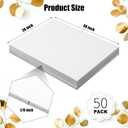 Frienda Foam Boards Thickness Foam Poster Boards for Presentation Board for School Crafts Office Art Projects(20 x 30 Inch,White,50 Pack)