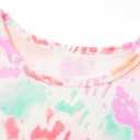 Beezizac Pajamas for Girls 100% Polyester Tie dye Sleepover Long Sleeve PJ Set Size 6-18