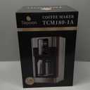 Mixpresso 12-Cup Drip Coffee Maker With Lcd Touch Display, Programmable Coffee Pot Machine, Borosilicate Glass Carafe, Anti-Drip System, Stainless Steel & Black Electric Coffee Maker