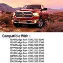 Door Lock Actuator Motor Front Left Driver Side Compatible with Dodge Ram 1500 2500 3500 Pickup #55076291AB 931634 931-634
