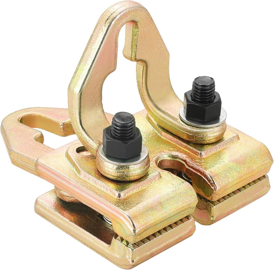MYFULLY 5 Ton Auto Body Repair Clamp Kit Heavy Duty Right Angle Two-Way Pulling Clamp for Car Frame Straightening & Dent Pulling, Multi-Hook Point Design for Automotive Collision Repair