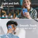 AOTESIER Magnetic for iPhone 15 Case, [Compatible with Magsafe] [Food Grade Silicone] Upgraded Camera & Screen Protection Phone Case with [2 Screen Protectors], 6.1 inch, Sky Blue