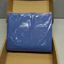 Amazon Basics Lightweight Super Soft, Wrinkle-Free, Breathable Easy Care Microfiber 4-Piece Bed Sheet Set with 14-Inch Deep Pockets, Queen, Dutch Blue, Solid