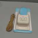 Lewtemi 3 in 1 Craft Tag Punch Gift Paper Punch Small Hole Punch for Tag Scrapbooking Supplies 1.5/2/ 2.5 Inches Craft Puncher with Rope for Paper Crafting Scrapbooking Cards DIY Arts (Round Style)