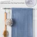 Curtain Rod Bracket No Drilling 16pcs, Self Adhesive Nail Free Curtain Rod Wall Brackets Hooks, Adjustable Drapery Towel Holder Fixing Hook for Home Bathroom Kitchen and Hotel Use (Transparent)