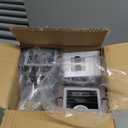 4-Pack Dusk-to-Dawn Exterior Wall Light Fixtures  3-Layer, 14W, 1200 LM Warm White 3000K  IP65 Waterproof Aluminum Modern Outdoor Lights for House, Porch, Hallway, Patio, Garage (Dusk-to-Dawn 4-Pack, 3-Layer, Multicolor)