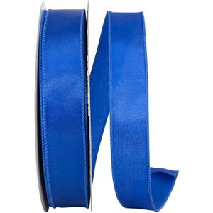 Reliant Ribbon 92575W-050-09K Satin Value Wired Edge Ribbon, 1-1/2 Inch X 50 Yards, Royal