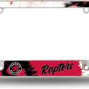 Rico Industries NBA Basketball Primary 12" x 6" Chrome All Over Automotive License Plate Frame for Car/Truck/SUV (Toronto Raptors)