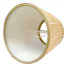 Royal Designs, Inc. CS-1054-5AGL-6 Designer Mushroom Pleat Empire Chandelier Lamp Shade, 3 x 5 x 4.5, Antique Gold, 6-Pack