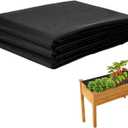63 * 83 inch Raised Garden Bed Liner, Non Woven Fabric Liner for Large Veg Trough, Keeps Soil Contained and Water Drained
