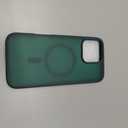 SUPFINE Magnetic for iPhone 16 Pro Max Case (Compatible with MagSafe) (Military Grade Drop Protection) Slim Translucent Matte Shockproof with Anti-Fingerprint Phone Case, Forest Green