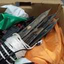 7FT Christmas Inflatables Outdoor Decorations, Blow Up Yard Decorations with Santa Claus Penguins Reindeer and Gift Bag Inflatable with LED Lights for Indoor Outdoor Yard Garden Decor