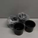 SEETOOOGAMES Jumbo Aluminum Drop-in Poker Table Cup Holder Insert (4pcs Black)