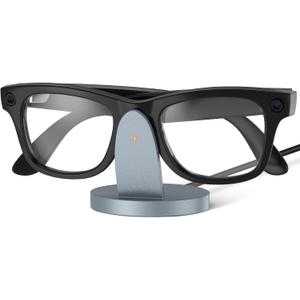 Charging Stand Compatible with Ray-Ban Meta Wayfarer, Headliner and Skyler Smart-Glassers, Charging Station with USB Type C Charging Cable for Ray-Ban Meta 2