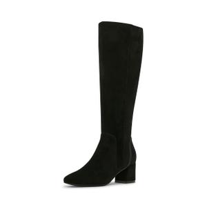 Blondo Women's Amina Fashion Boot, Black Sued, 7.5