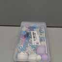 Tioncy 71 Pcs Snowflake Cake Toppers Set Multicolor Balls Blue Princess Happy Birthday Cake Topper Decorations for Winter Wonderland Birthday Snowflake Party Supplies