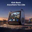 Portable TV 15.6 Inch 1080P Smart TV with 60W Speakers, Built-in 12+ Hrs Battery Outdoor TV, Rechargeable Camping TV with ATSC, HDMI, WiFi, Android Apps for Camping, RV, Patio (Inches, 15.6)