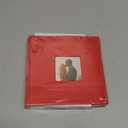 potricher Small Photo Album 4x6 200 Photos Leather Cover Picture Book with 200 Horizontal Pockets for Family Wedding Anniversary and Baby (Red)