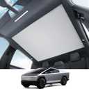 BASENOR Sunshade Roof for 2026-2024 Tesla Cybertruck Glass Roof Sun Shade
[Nano Ice Crystal Cooling] Block UV Cover Top Window Keep Cooling Foldable Sunshades Bag for Cybertruck Accessories Gray