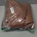 Nanspring Rustic Brown Linen Curtains Semi Sheer 96 Inches Long 2 Panels Set for Living Room Back Tab Rod Pocket Light Filtering Drape for Bedroom Modern Farmhouse Coastal Decor Protect Privacy 52x96