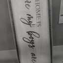 LuZhiQiang kids Playroom Wall Decor Home Is Where My Boys Are 40"15" Modern Nursery Mom and Her Sign for Plaque Boys Room Playroom Large Wood Framed Wall Hanging Art (Black)