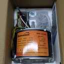 Bonvoisin Condenser Fan Motor 1/10 HP, 1100 RPM, AC Replacement Condenser Fan Motor with Capacitor for Genteq Bryant Payne Dayton, CCW/CW Reversible Rotation, 208-230V