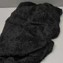 Fuzzy Dog Sweaters for Large Dogs Soft Double-Sided Plush Fleece Pet Sweater Clothes Pet Coats Dog Hoodie Sherpa Hooded Sweatshirt(Black-XXL)