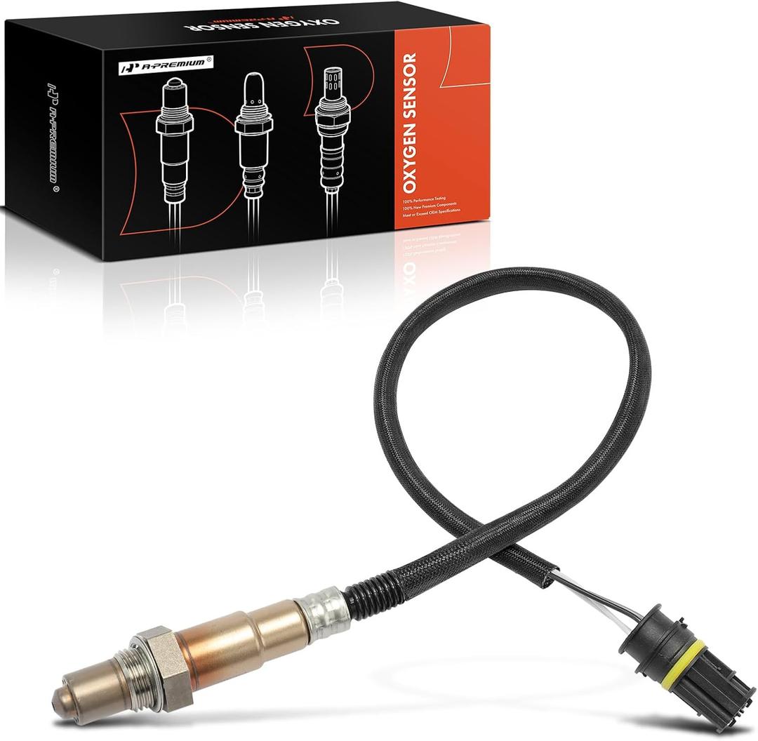 A-Premium O2 Oxygen Sensor, Compatible with BMW | for BMW 323i 2006-2009, 525i 525xi 530i 530xi 2006-2007, L6 2.5L 3.0L, Downstream, Replace# 11787544654, 0258006808