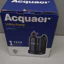 Acquaer Submersible Water Pump 1/6 HP Sump Pump Thermoplastic Utility Pump Small Electric Water Pump 1750GPH Water Remove for Basement Hot Tubs Garden Pool Cover Draining with 10 ft Cord